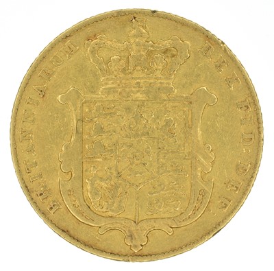Lot 114 - King George IV, Sovereign, 1829, F.