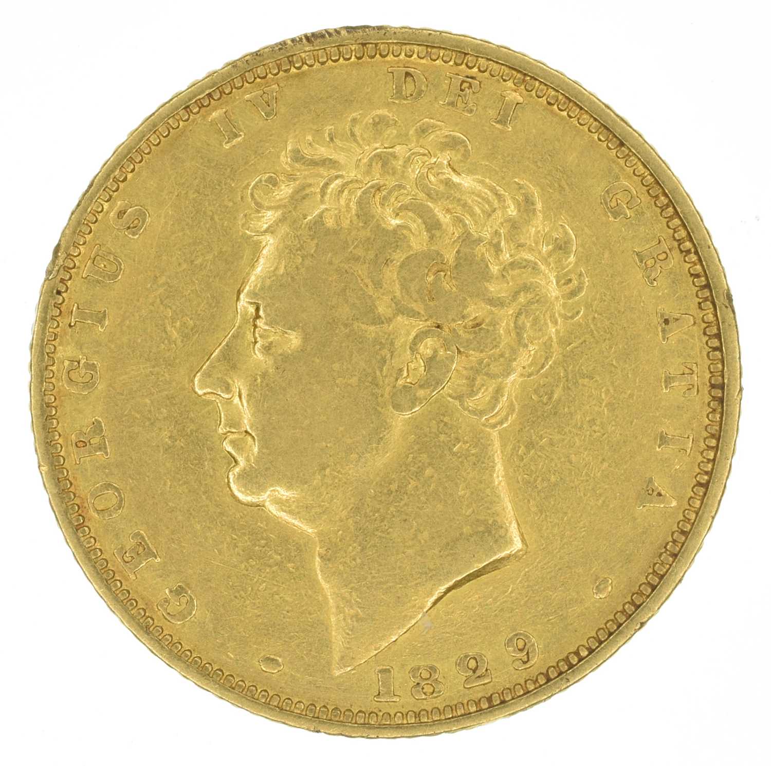 Lot 114 - King George IV, Sovereign, 1829, F.