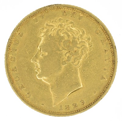 Lot 114 - King George IV, Sovereign, 1829, F.