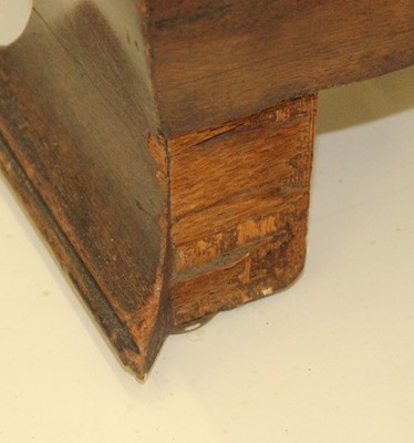 Lot 215 - George III figured mahogany press cupboard