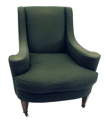 Lot 189 - Edwardian upholstered armchair