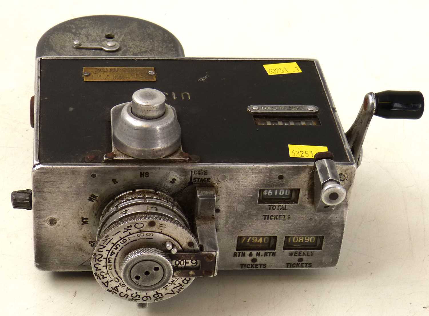 Lot 13 - Setright bus conductors ticket machine