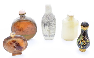 Lot 135 - Five Chinese snuff bottles