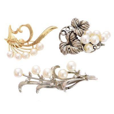 Lot 35 - A selection of cultured pearl jewellery by Mikimoto