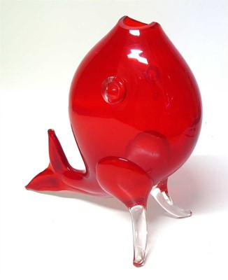 Lot 14 - Murano type vase