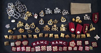 Lot 456 - A collection of Royal Artillery Medical Core cap badges