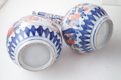 Lot 150 - Seven Japanese imari vases