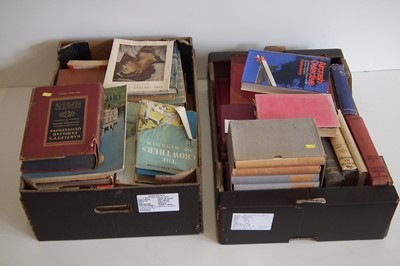 Lot 37 - Two boxes of books.