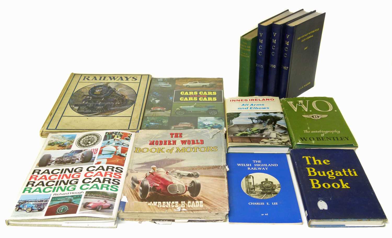 Lot 55 - 12 motoring books to include