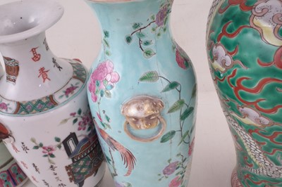 Lot 137 - Five Chinese vases