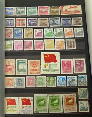 Lot 72 - Asian stamps in 2 lindner stockbooks with interest in China, Korea and Vietnam.