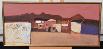 Lot 100 - David Humphreys, Mexican landscape, oil.