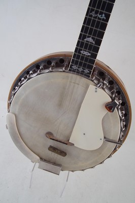 Lot 24 - Clifford Essex & Son Paragon five string banjo in case