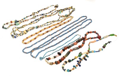 Lot 110 - A selection of bead necklaces
