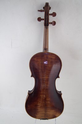 Lot 8 - German violin with bow and case