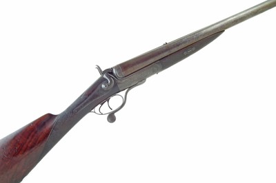 Lot 114 - Reilly 8 bore double hammer gun 18593