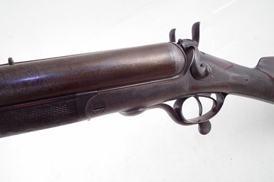 Lot 114 - Reilly 8 bore double hammer gun 18593