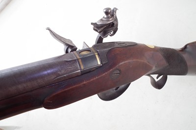 Lot 82 - John Whitehouse flintlock sporting gun with case