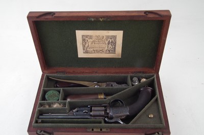 Lot 12 - Parker Field percussion transitional revolver in case