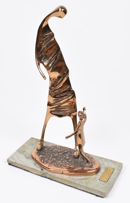 Lot 127 - Brian Burgess, "Mother and Child", bronze.