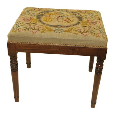 Lot 187 - Early 19th-century mahogany stool