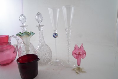 Lot 73 - Collection of glass ware