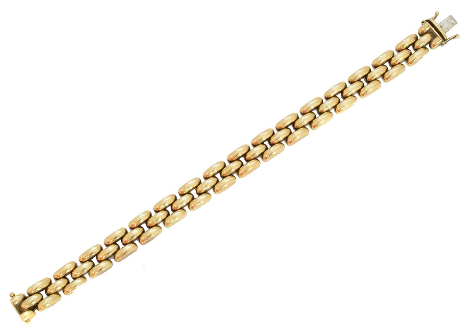 Lot 10 - A 9ct gold bracelet
