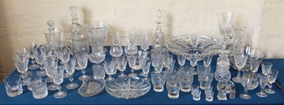 Lot 125 - Large collection of cut glass and some Edinburgh crystal.