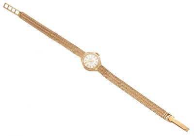 Lot 254 - A 9ct gold ladies Rone wristwatch
