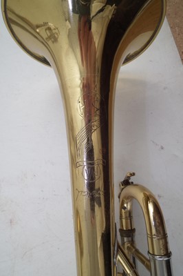 Lot 36 - Two trumpets, a Cornet and a Trombone