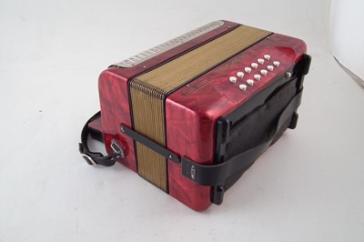 Lot 42 - Hohner Trichord II accordion.