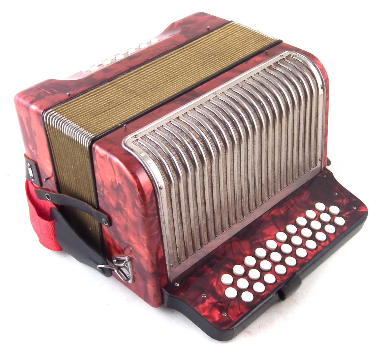 Lot 44 - Hohner Corona II accordion.