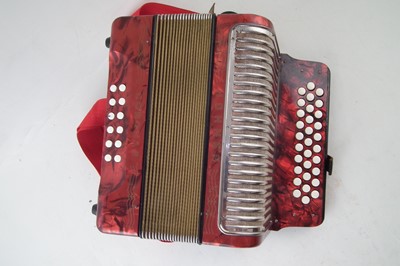 Lot 44 - Hohner Corona II accordion.