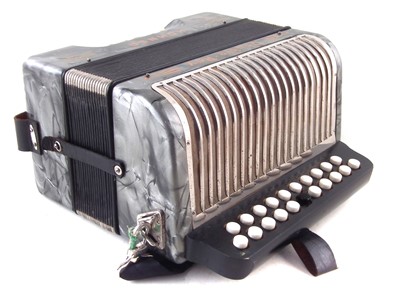 Lot 45 - Hohner Double Ray accordion.