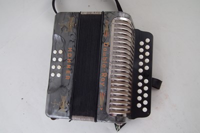 Lot 45 - Hohner Double Ray accordion.