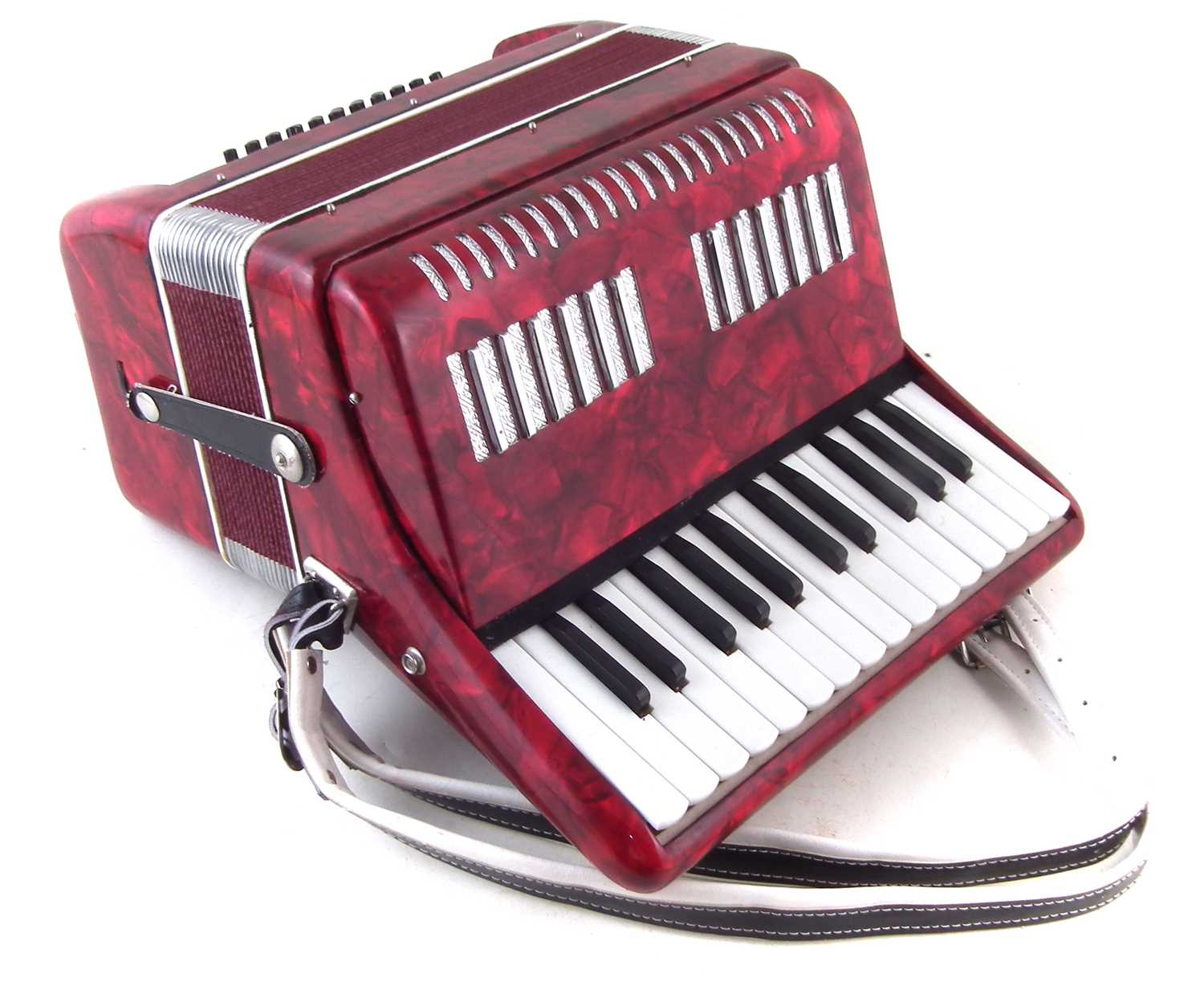 Lot 47 - Unnamed piano accordion in case.