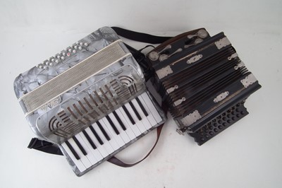 Lot 50 - Studio piano accordion and one other.