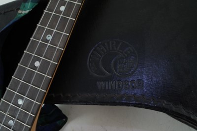 Lot 20 - Windsor Whirle Banjolele or ukulele banjo with original case.