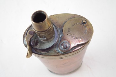 Lot 181 - Dixon and sons Sheffield powder flask with trap to butt