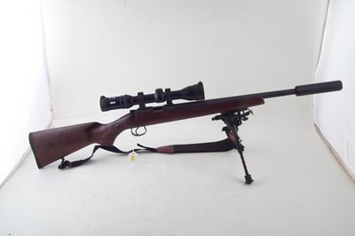 Lot 54 - CZ American .177HMR bolt action rifle with Meopta 3-9x44 scope