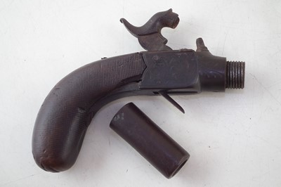 Lot 35 - Percussion pocket pistol
