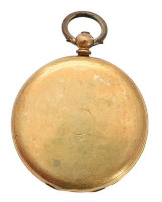 Lot 280 - An 18ct gold cased pocket watch