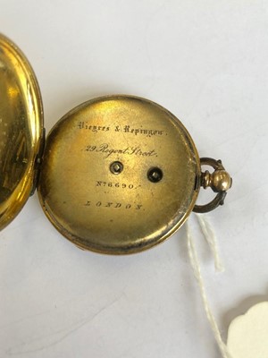 Lot 280 - An 18ct gold cased pocket watch
