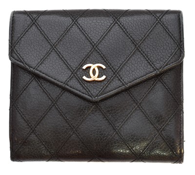Lot 41 - A Chanel Bifold Flap Wallet