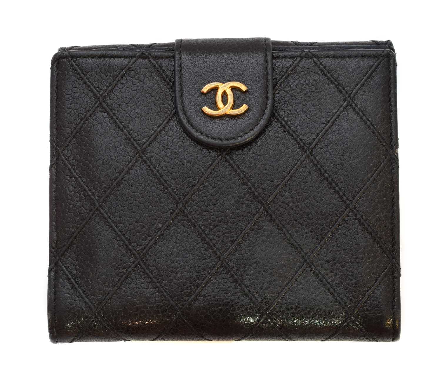 Lot 41 - A Chanel Bifold Flap Wallet,