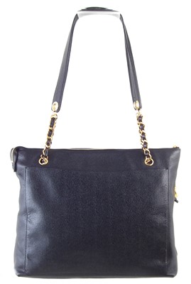 Lot 85 - A Chanel CC Turnlock Shopping tote handbag