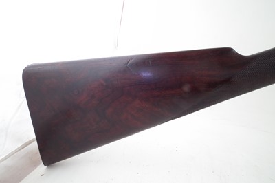 Lot 130 - Williams and Powell Liverpool double 12 bore pinfire shotgun