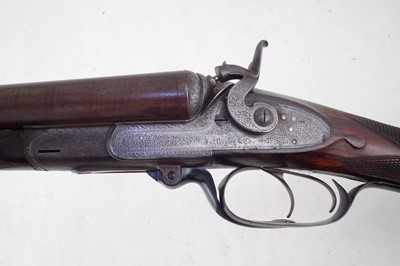 Lot 117 - Jn. Rigby & Co. double 12 bore with snap underlever lock