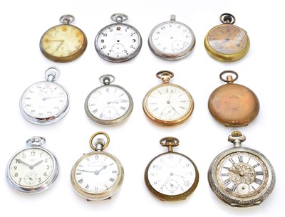 Lot 283 - A large selection of pocket watches