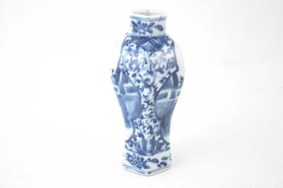 Lot 23 - Chinese hexagonal balustre vase